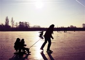 Quick Hit: Buckingham Pond Skating Party!